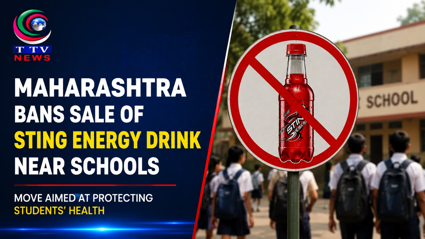 Maharashtra Bans Sale of Sting Energy Drink Near Schools
