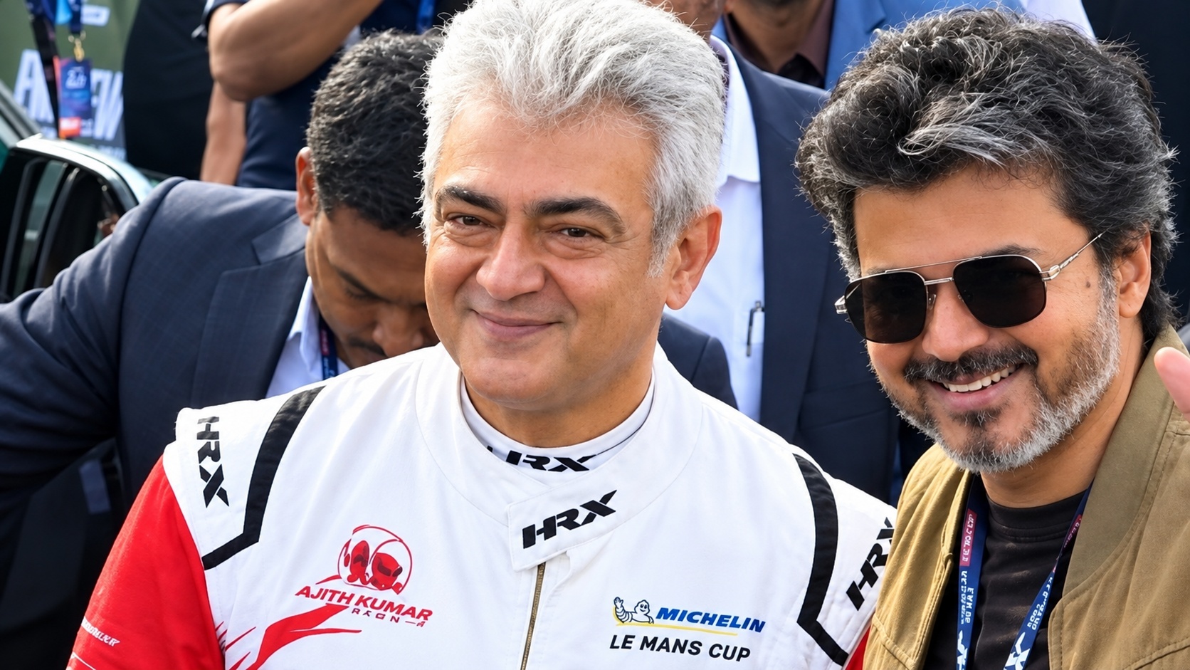 Vijay and Ajith Unite at Le Mans Cup in Silverstone, Kollywood Goes Wild