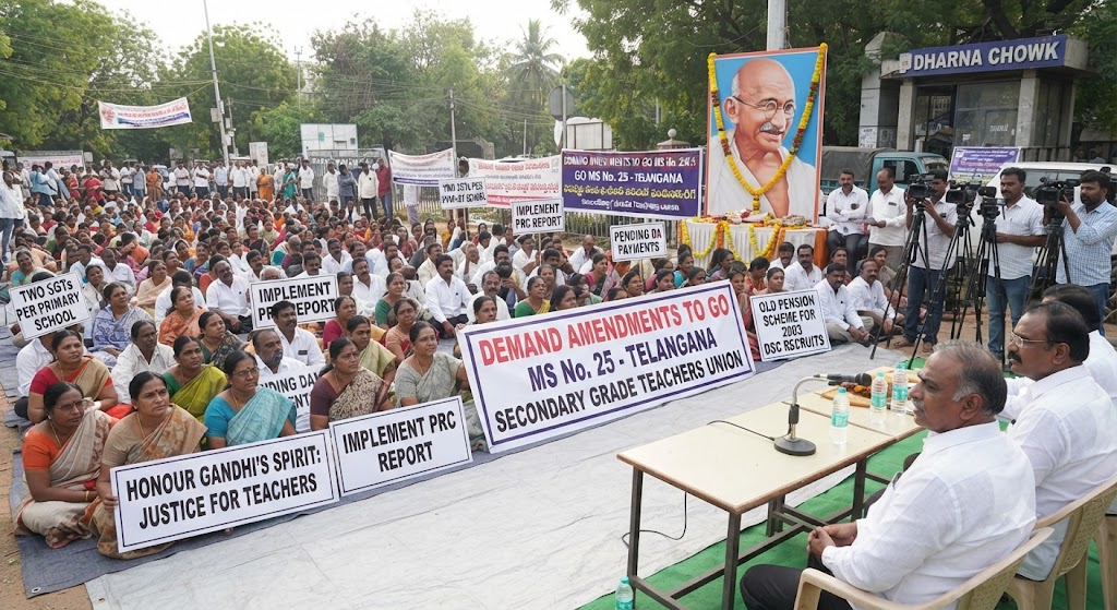 Telangana Teachers Seek Changes to GO 25, Threaten Hunger Strike