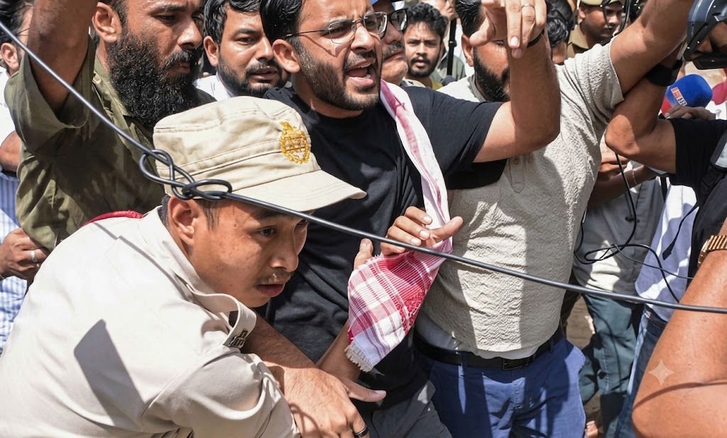 Assam: Opposition Protests Detention of CJP Activists in Guwahati