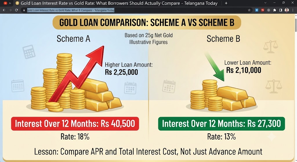 Gold Loan: Why Interest Rate Matters More Than Maximum Loan Amount