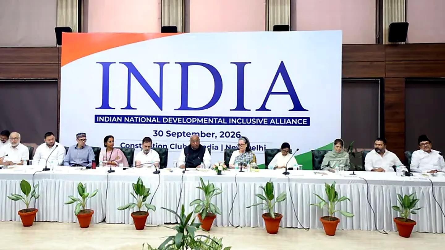 INDIA Bloc Plans October 6 ECI March, November 1 ‘Save Democracy’ Rally