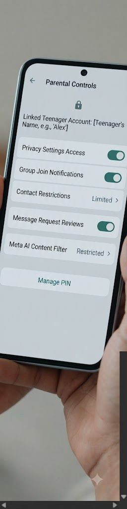 WhatsApp Introduces New Parental Controls for Teen Accounts