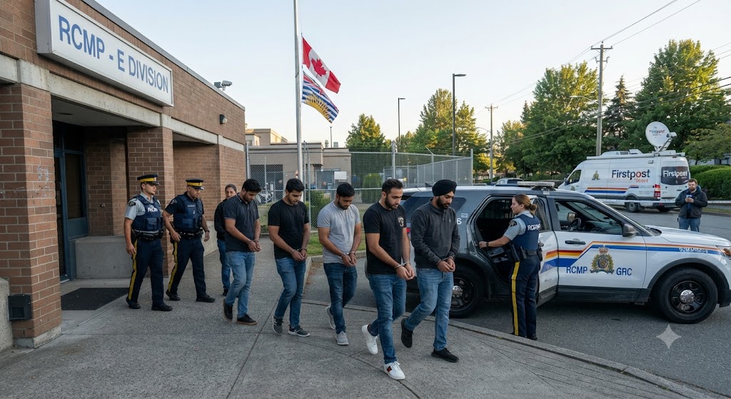 Canada: Five Indian-Origin Men Charged in Alleged Extortion, Arson Case
