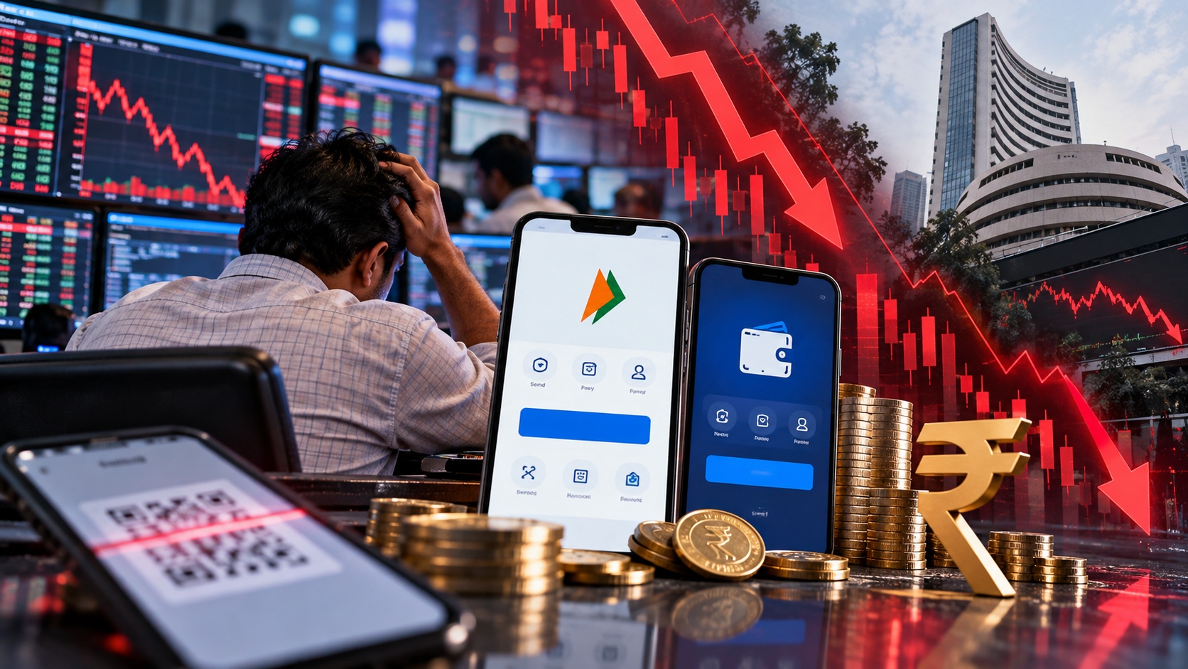 Paytm, MobiKwik and Other Fintech Stocks Fall on UPI MDR Deferral Reports
