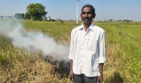 Telangana Tenant Farmer Sets Withered Crop Ablaze Over Water Shortage