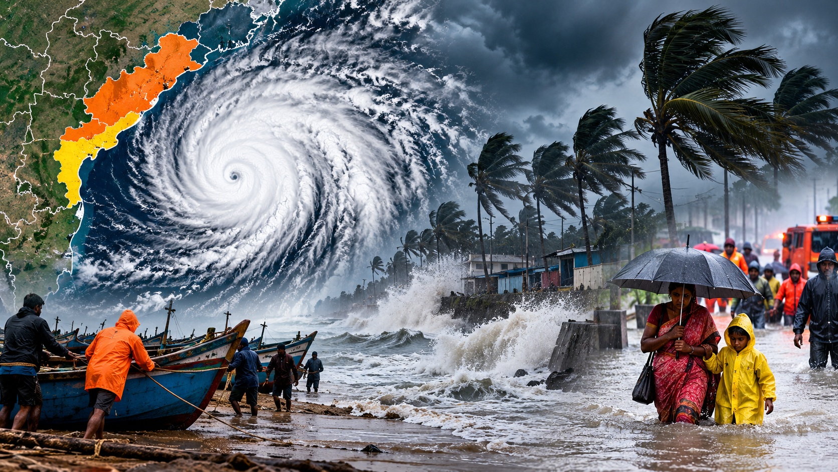 Cyclone Arnab Threatens Andhra Pradesh, Odisha; Heavy Rain Alerts Issued Across Four States