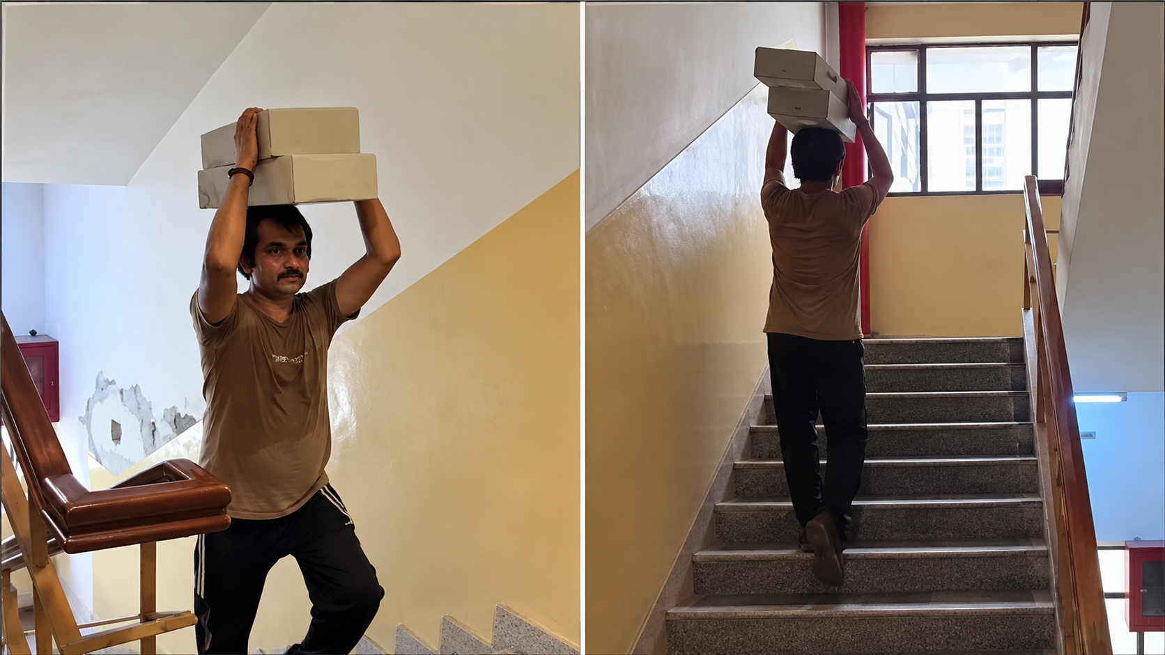 Viral Video Shows Labourer Carrying Concrete Blocks Up 21 Floors Despite Four Lifts